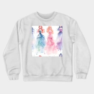 Princesses Pattern 25 Crewneck Sweatshirt